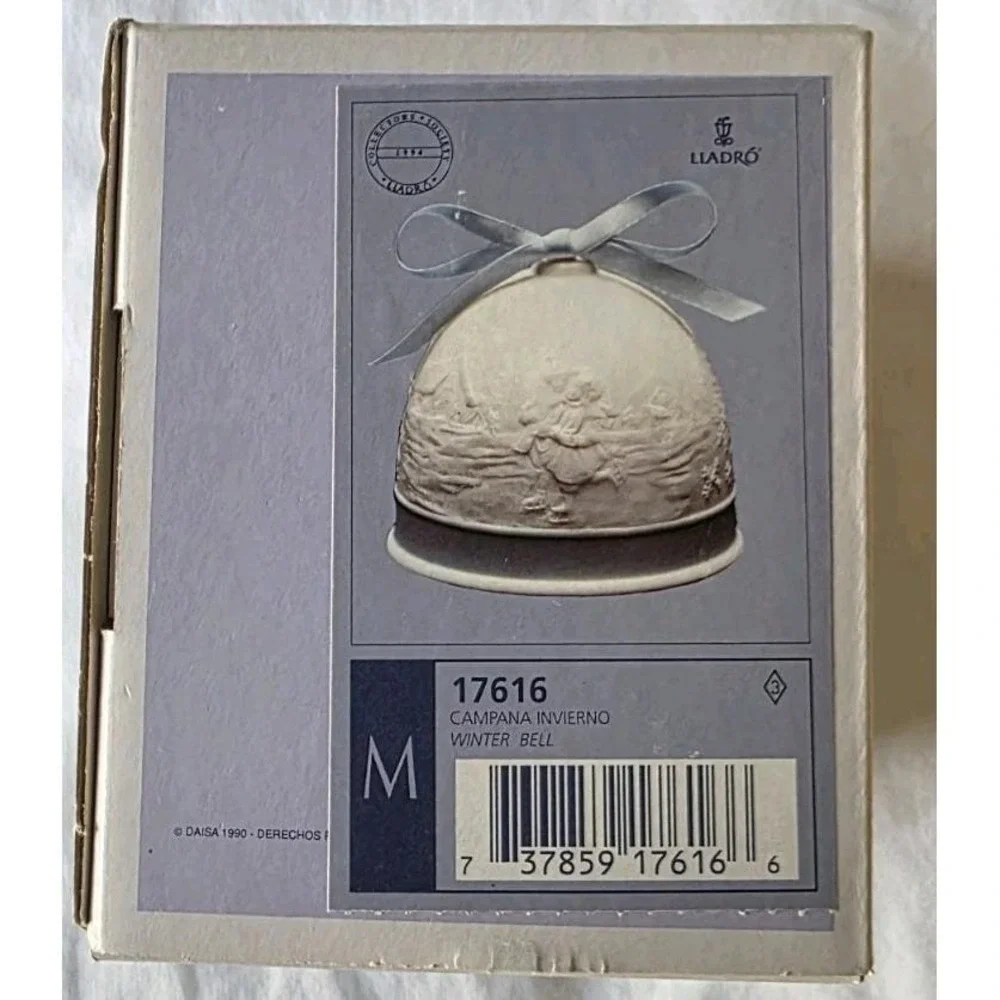 LLADRO 17616 WINTER BELL CAMPANA INVIERNO BOXED 1994 w/ original box